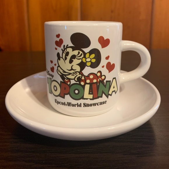 Disney Other - Topolina espresso cup and saucer *RARE*
